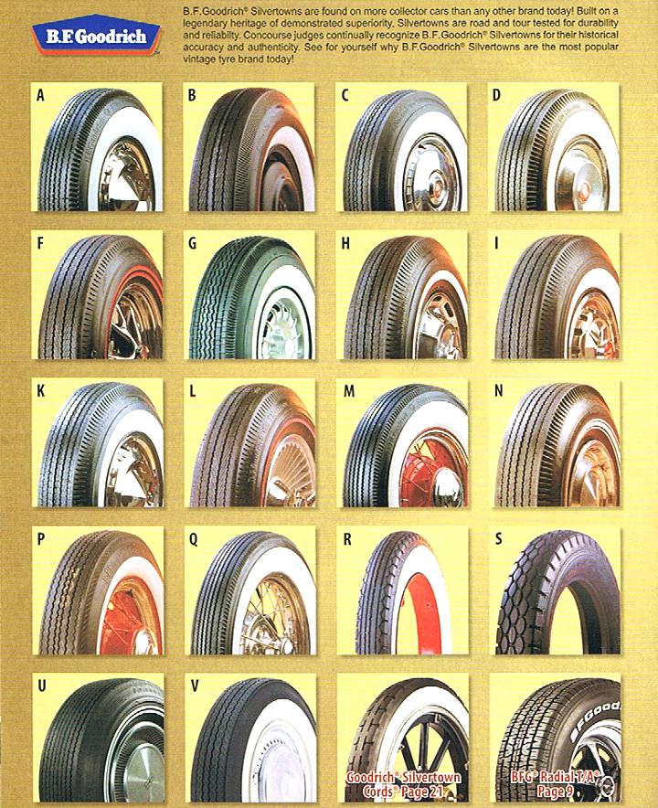 Classic Tyres New Zealand B.F. Goodrich Silvertown Vintage Tires
